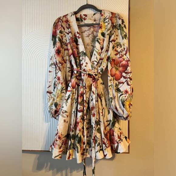 ZIMMERMANN Lexi floral-pattern linen mini dress - Picture 13 of 14